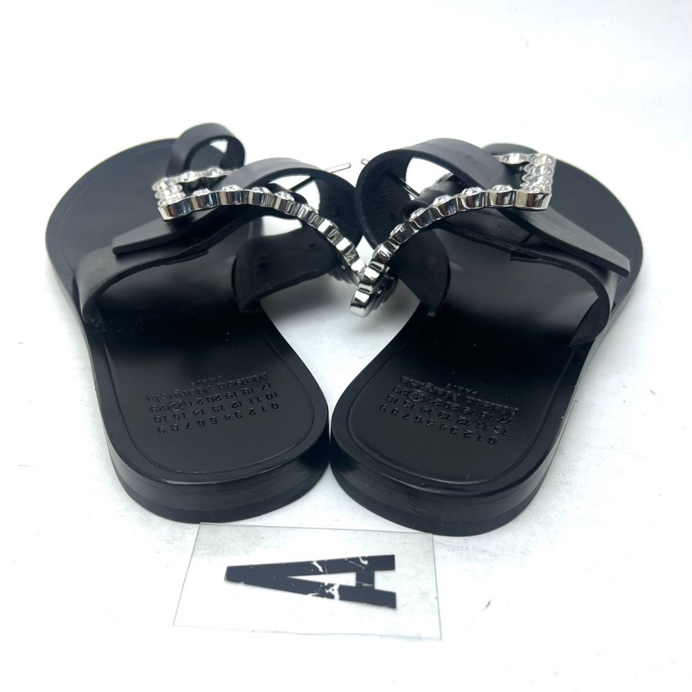 MAISON MARGIELA Embellished leather sandal sz 6.5 - Picture 10 of 15